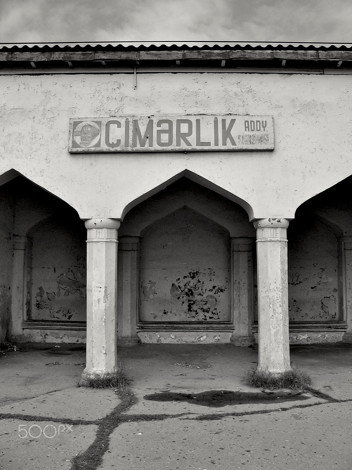 Canon POWERSHOT A75 sample photo. Çimərlik railway station. photography