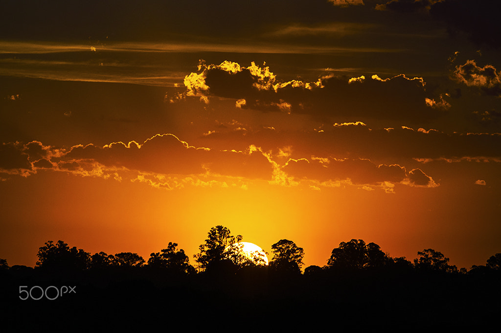 Nikon D90 sample photo. Por do sol - sunset photography