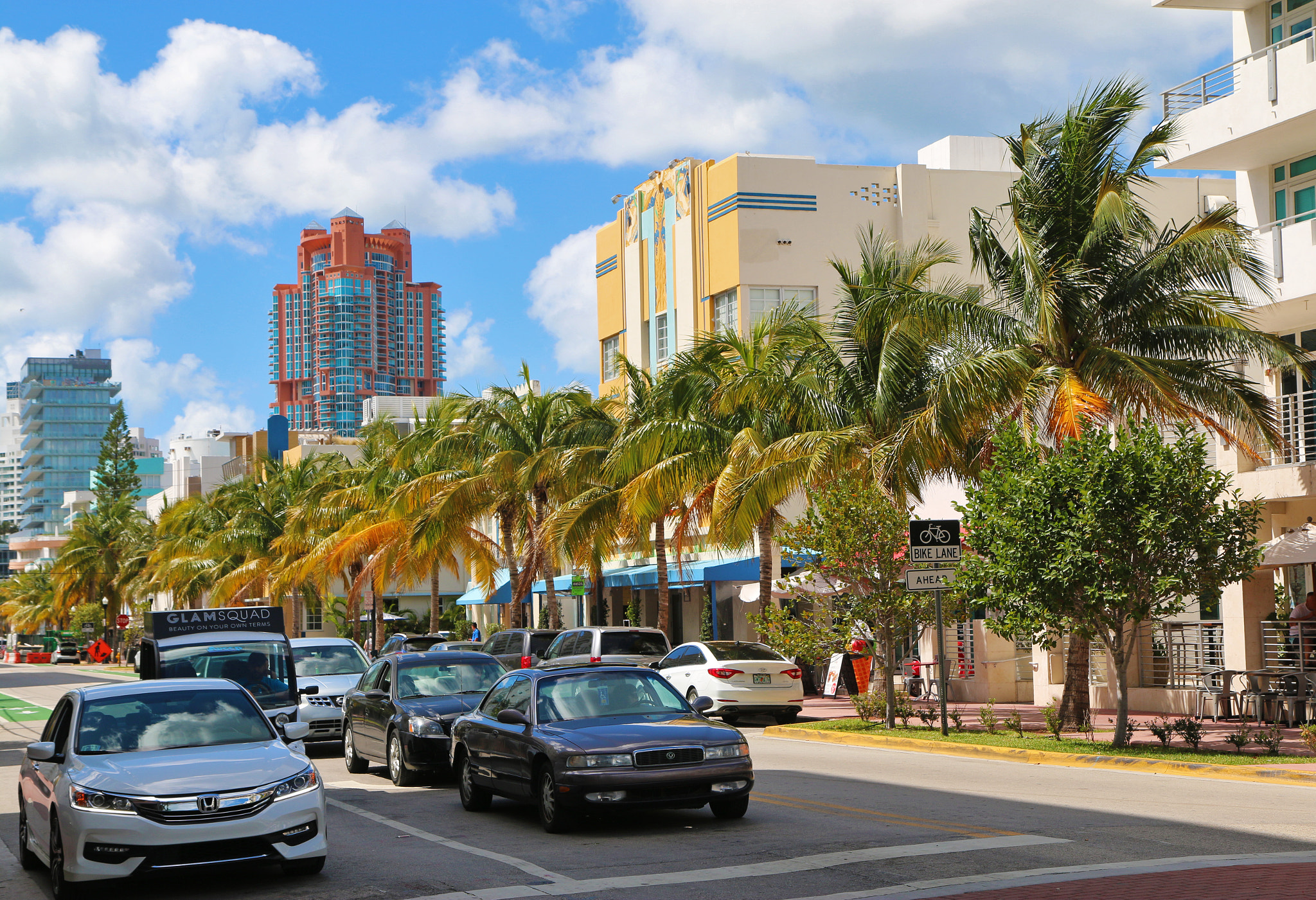 Canon EF-S 17-55mm F2.8 IS USM sample photo. Ocean drive miami beach photography