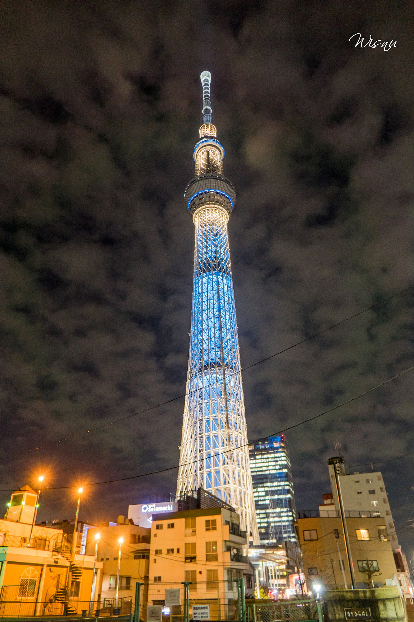 Sony Cyber-shot DSC-RX10 II sample photo. A night view of tokyo skytree photography