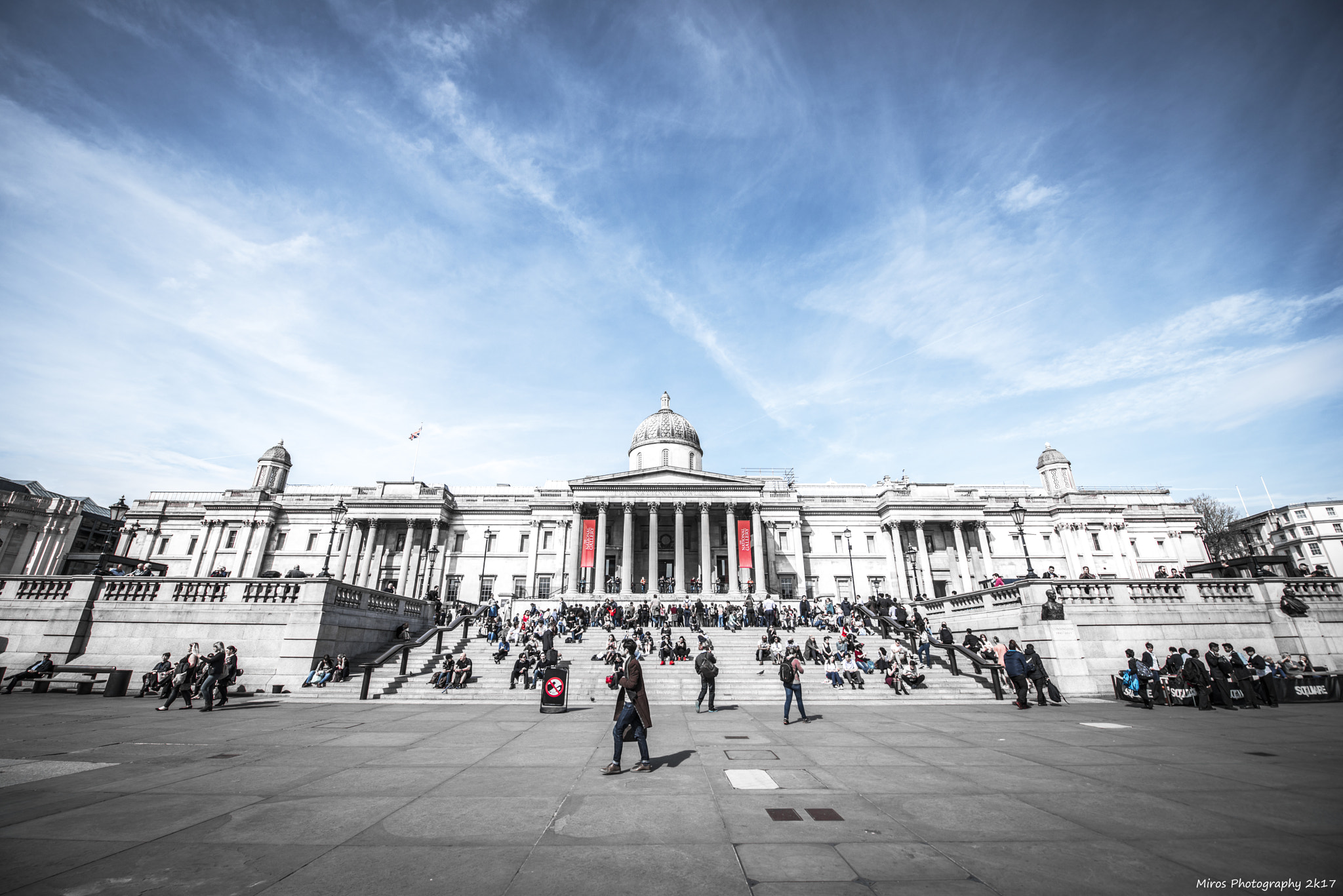 Nikon AF-S Nikkor 14-24mm F2.8G ED sample photo. Trafalgar square photography