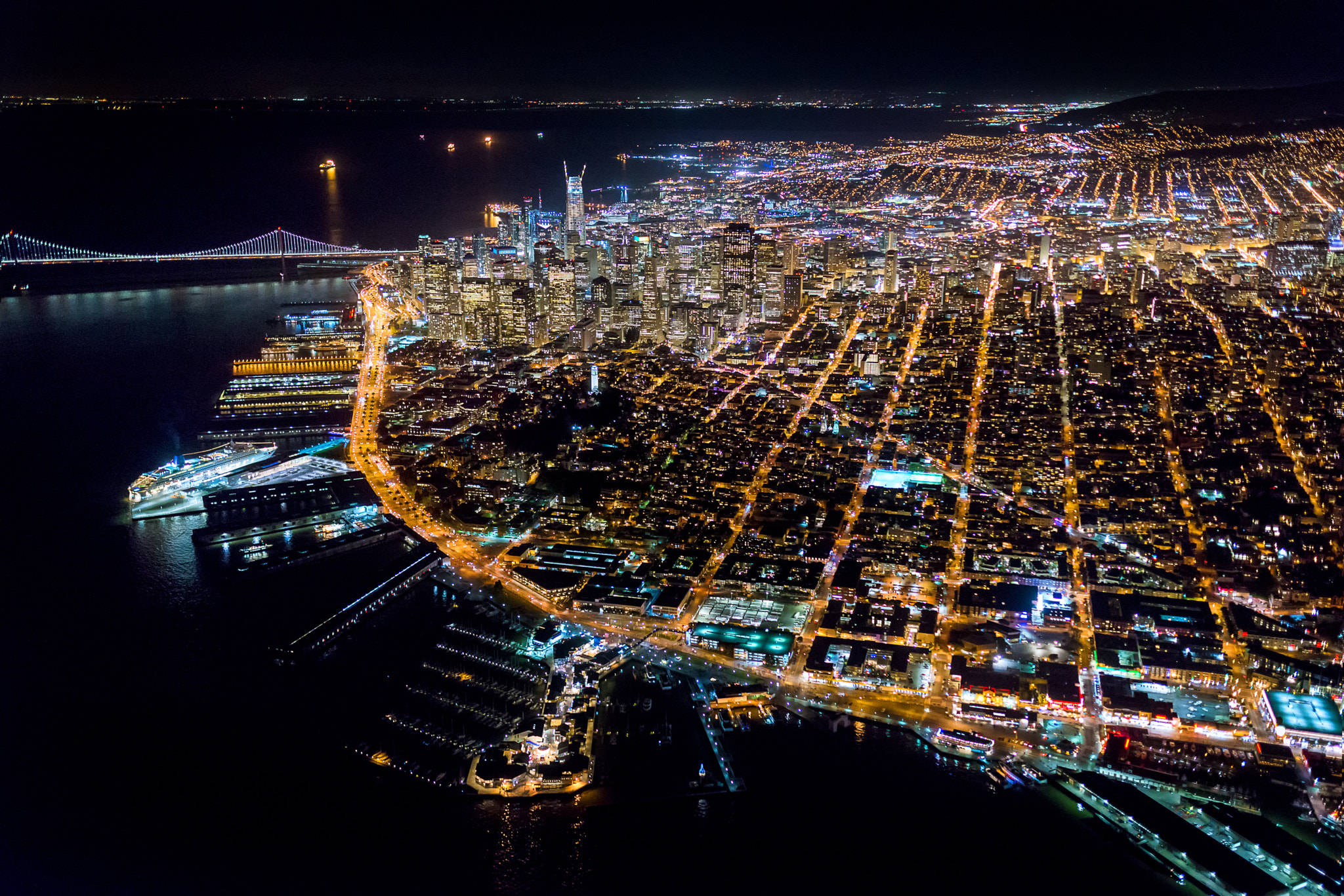 Nikon D800 sample photo. San francisco at 3000ft photography