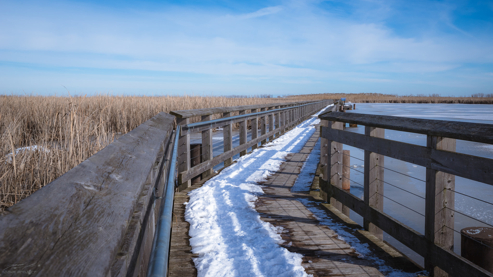 Pentax K-1 sample photo. Crossing the marsh boardwalk photography