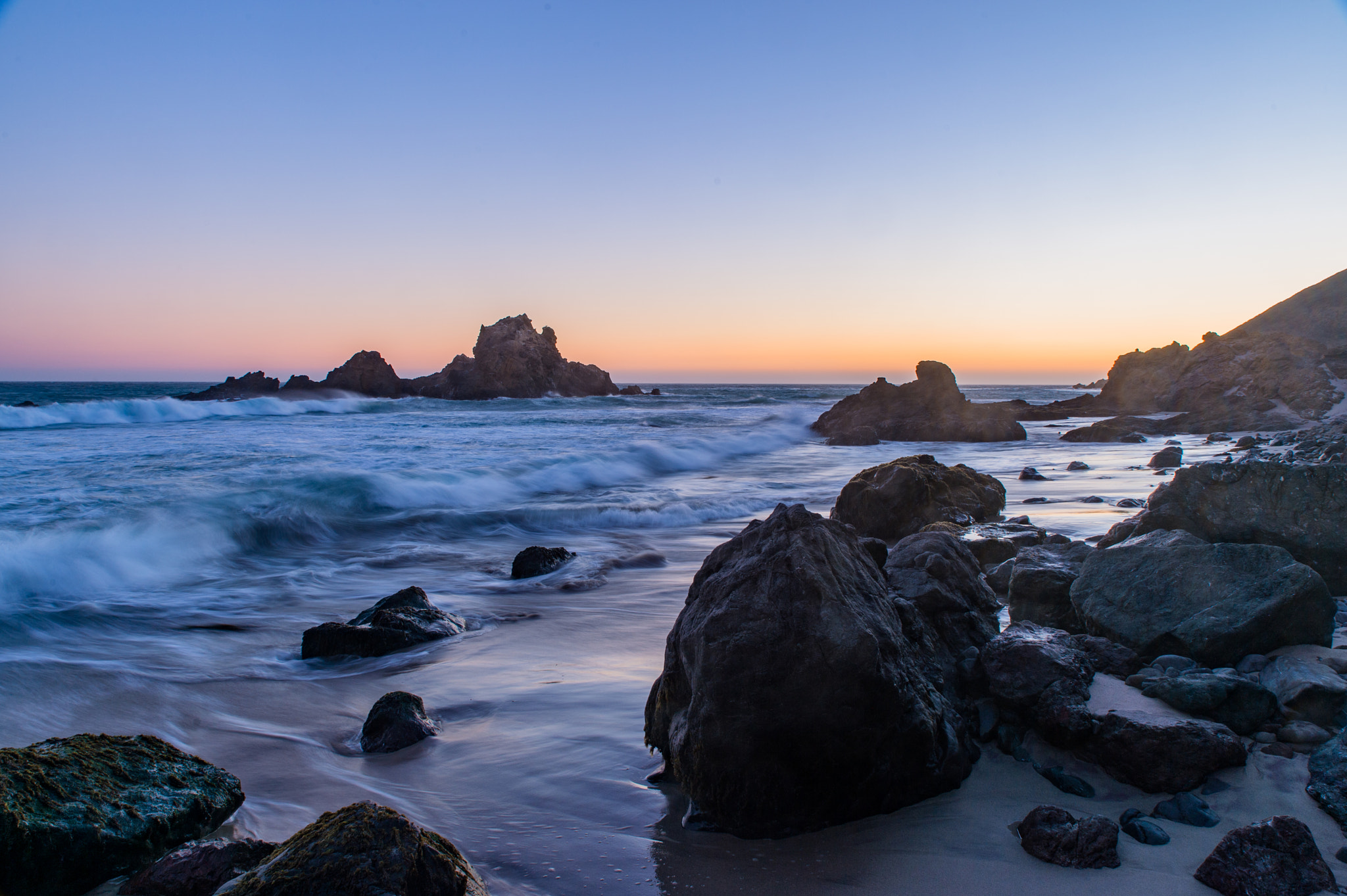 Nikon Df sample photo. Pfeiffer beach, big sur, ca photography