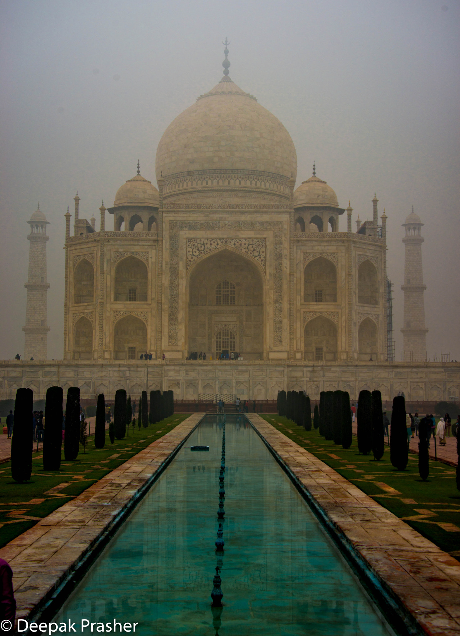 Nikon D800 sample photo. Taj in the fog photography