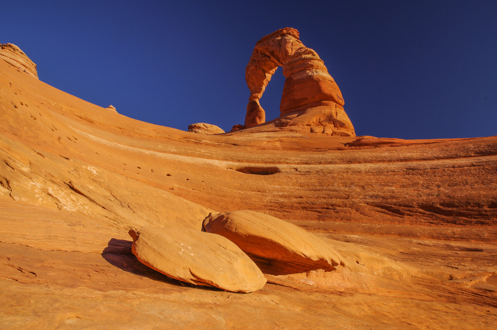 Pentax K-3 sample photo. Delicate arch from below photography