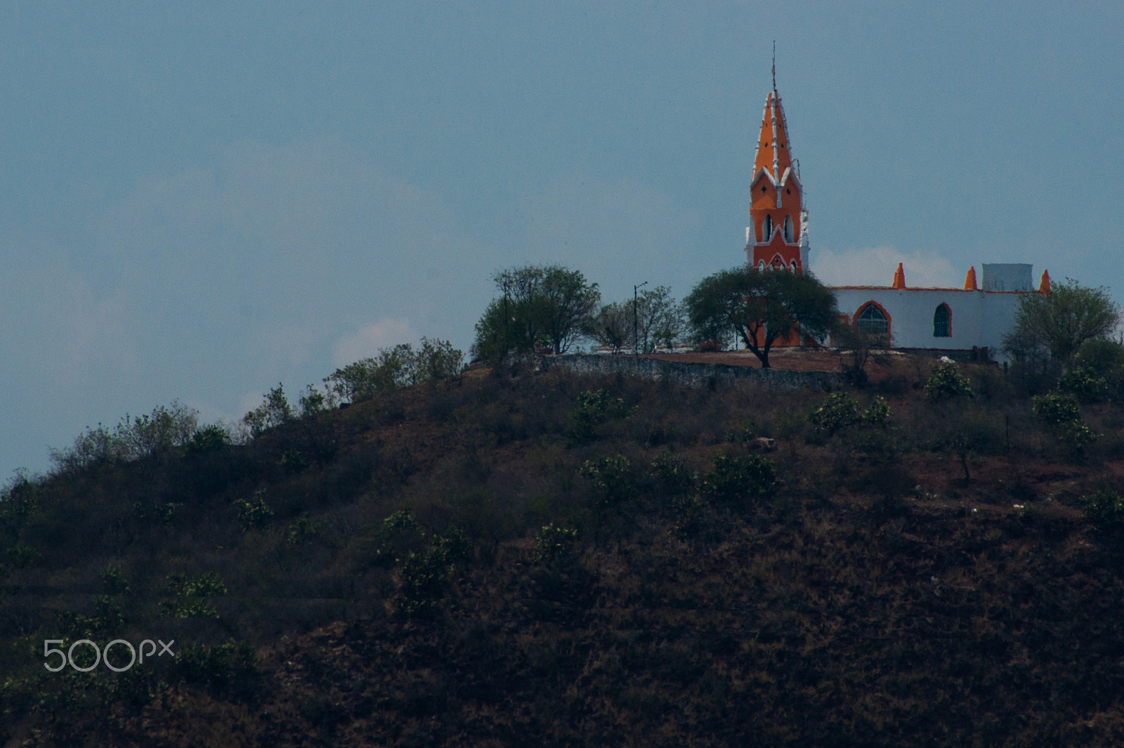 Sony Alpha DSLR-A380 sample photo. The chapel of the hill photography