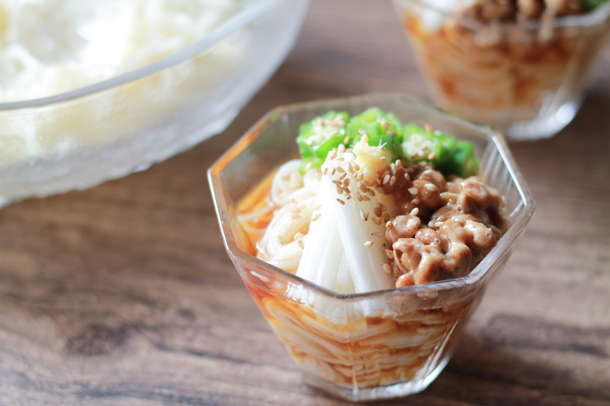 Canon EOS 1100D (EOS Rebel T3 / EOS Kiss X50) sample photo. Natto somen noodles photography