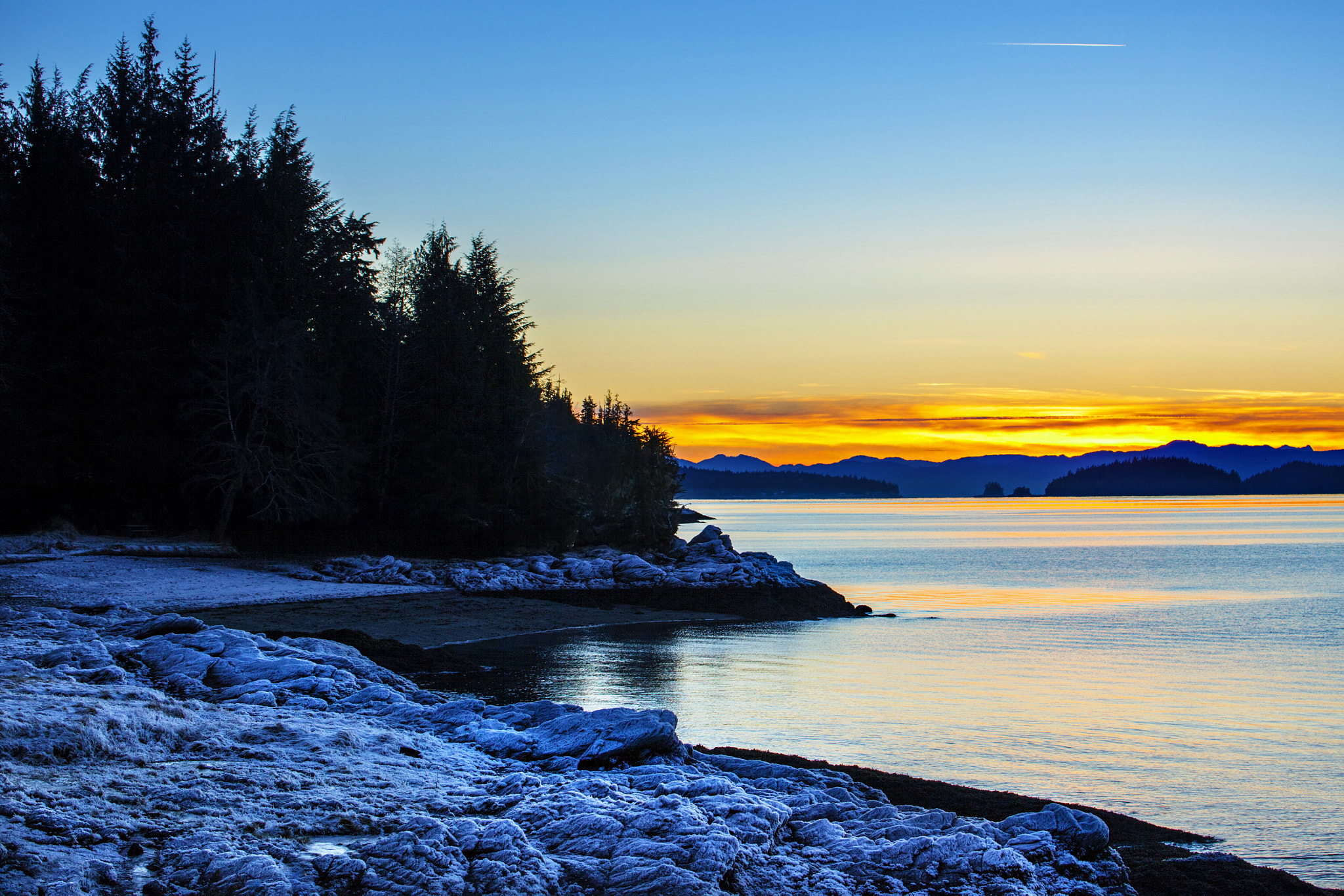Canon EF 70-300mm F4-5.6L IS USM sample photo. Shore frost photography