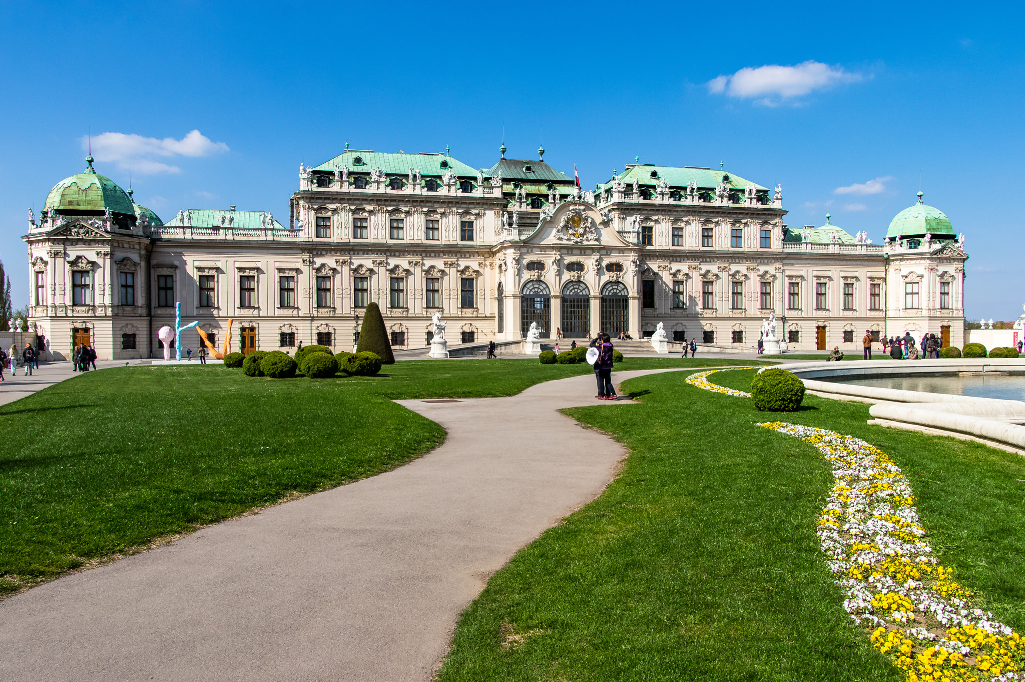 Nikon D3200 sample photo. Schloss belvedere photography