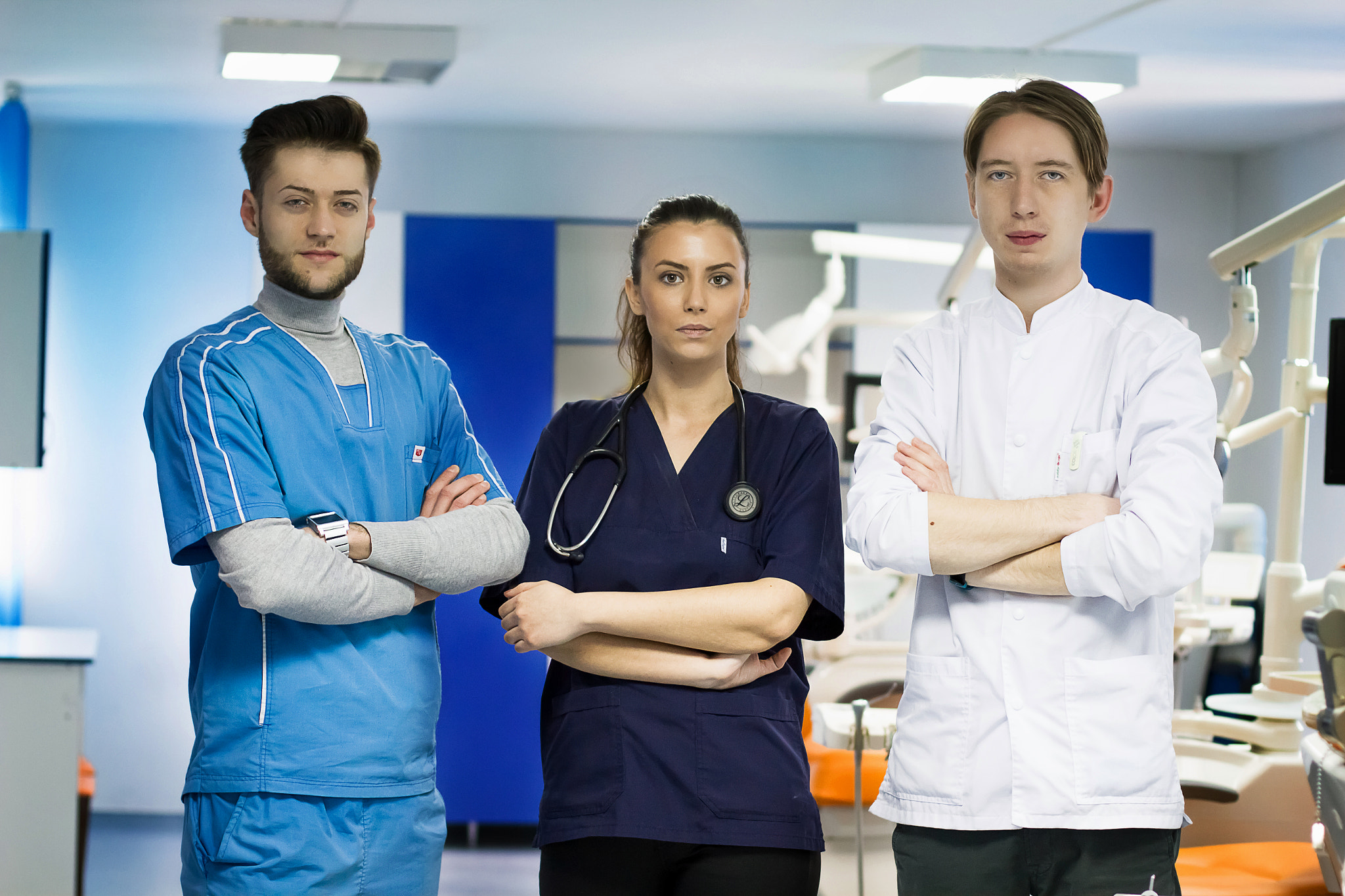 Canon EOS 7D + Canon EF 50mm F1.4 USM sample photo. Medical team photography