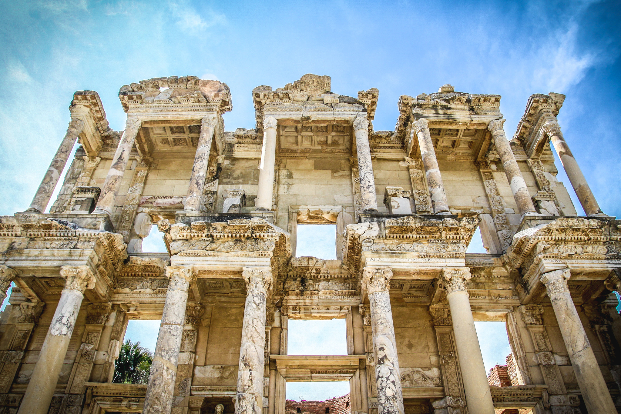 Canon EOS 50D + Sigma 17-70mm F2.8-4 DC Macro OS HSM | C sample photo. The library / ephesus - İzmir photography