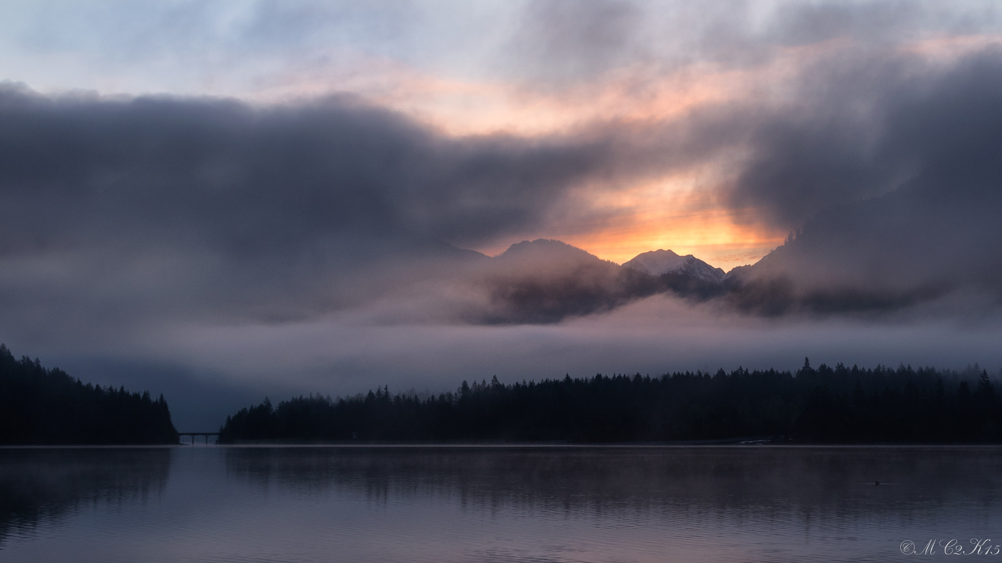Canon EF 24-105mm F4L IS USM sample photo. Misty sunrise photography