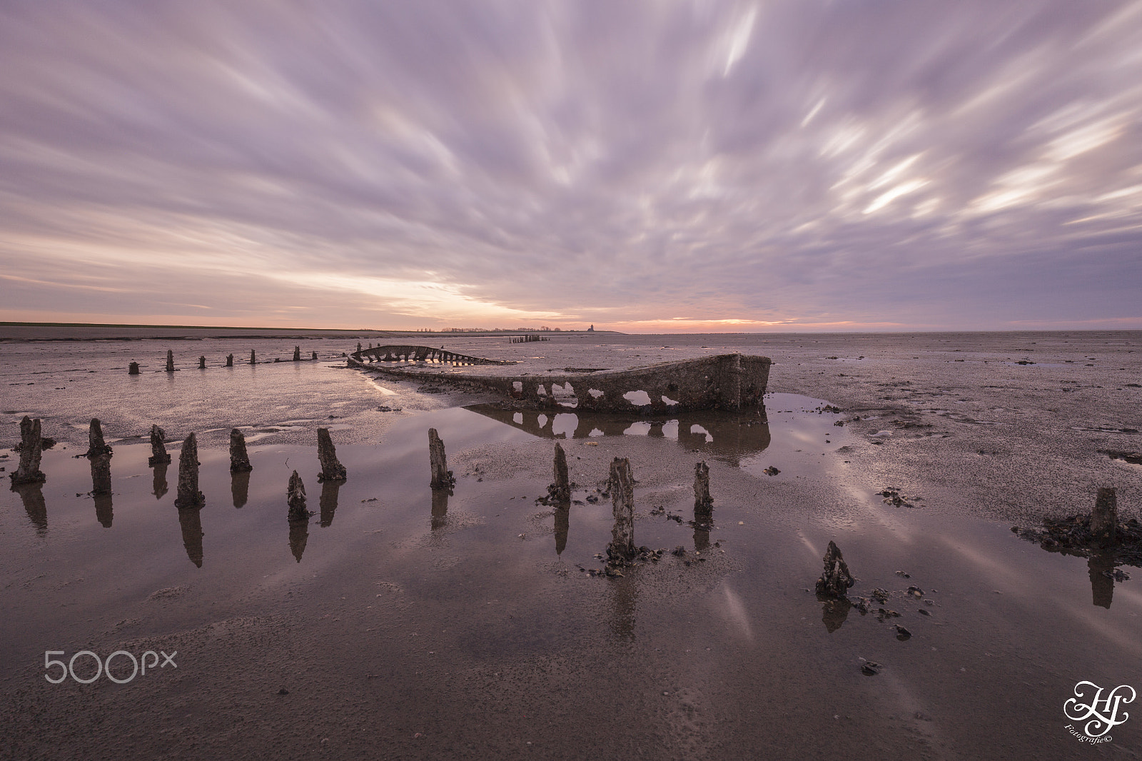 Canon EOS 5D Mark II + Canon EF 16-35mm F4L IS USM sample photo. Ship wreck  the netherlands photography