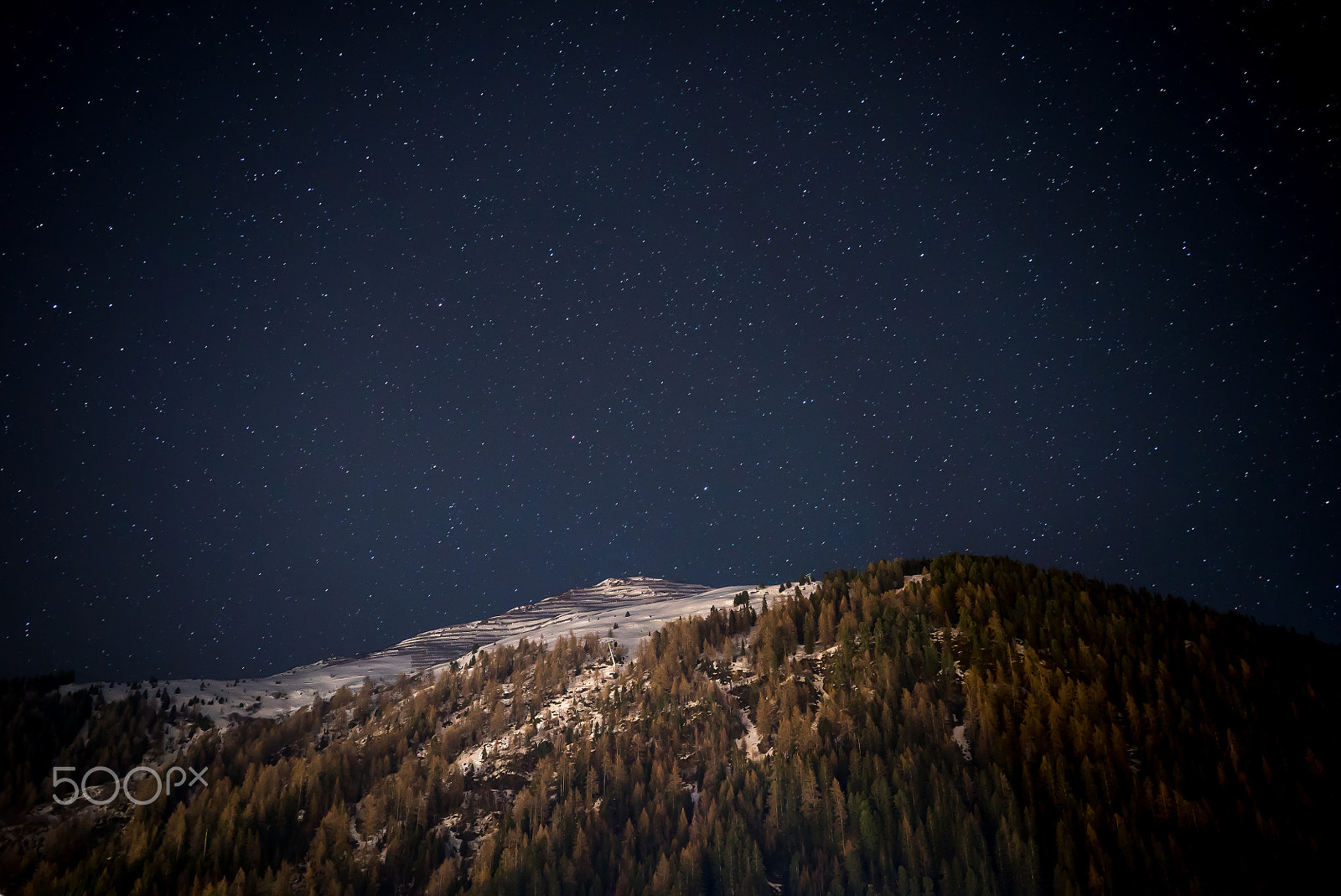 Sony a7S + Sony Sonnar T* FE 35mm F2.8 ZA sample photo. Stars above st anton photography