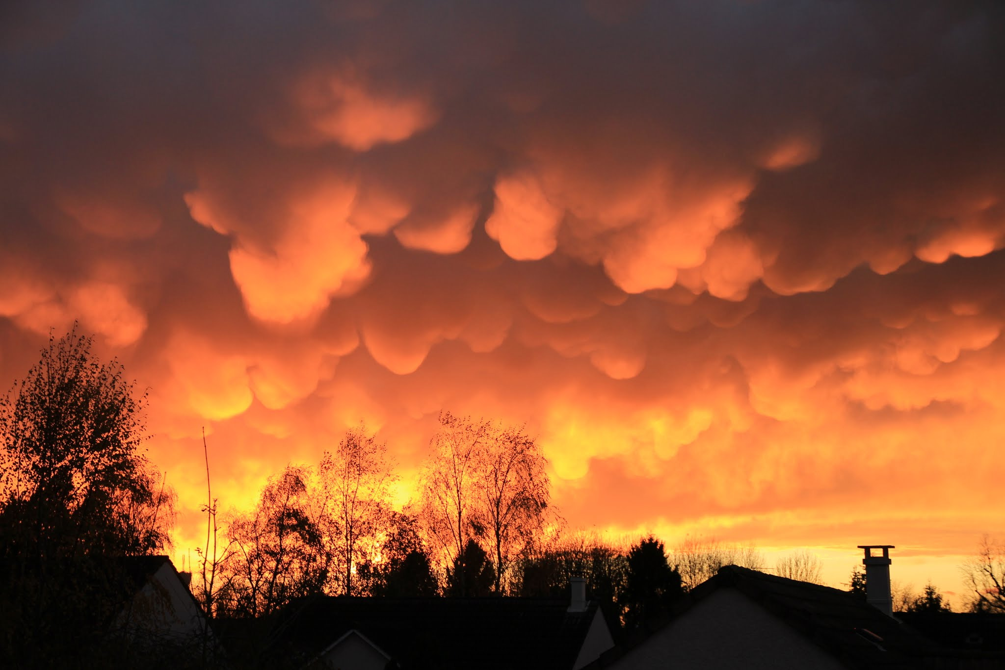 Canon EOS 600D (Rebel EOS T3i / EOS Kiss X5) sample photo. Mammatus clouds photography