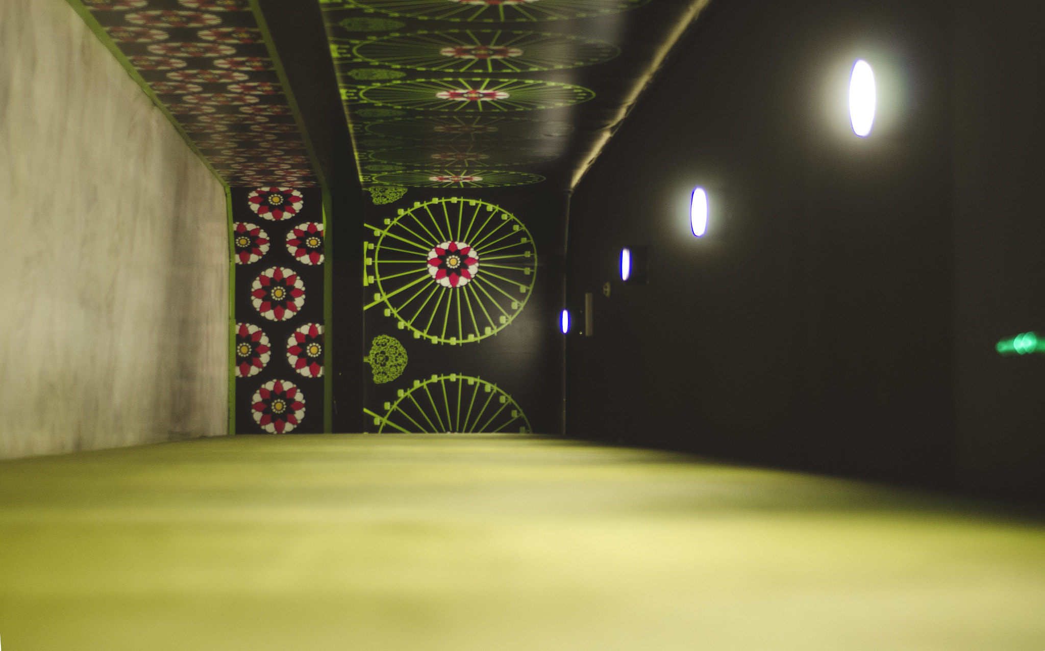 Nikon D7000 + Nikon AF Nikkor 50mm F1.8D sample photo. Green tunnel photography