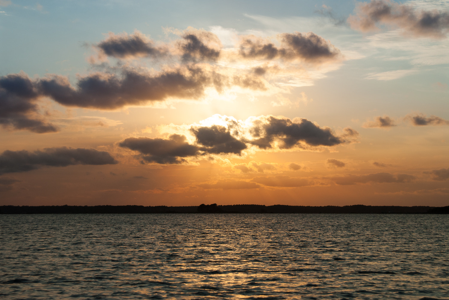 Nikon D200 sample photo. Clouds and light photography