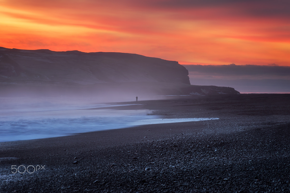 Sony a7R sample photo. Dyrholaey black beach photography