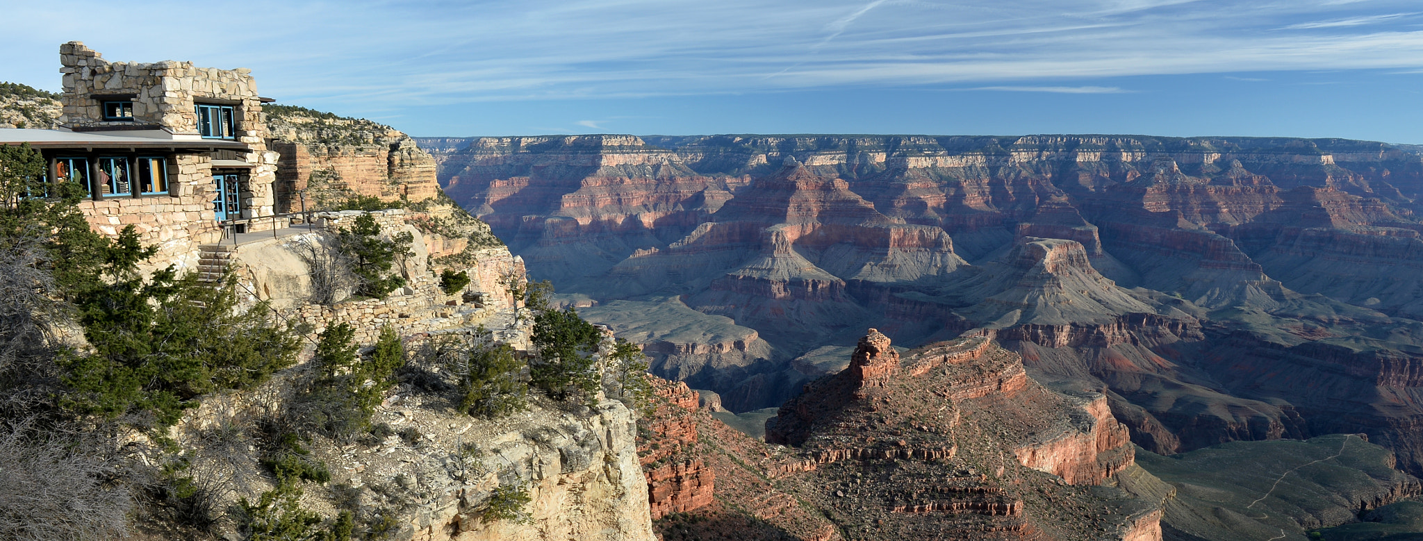 Nikon AF-S Nikkor 24-70mm F2.8G ED sample photo. Lookout studio - grand canyon photography