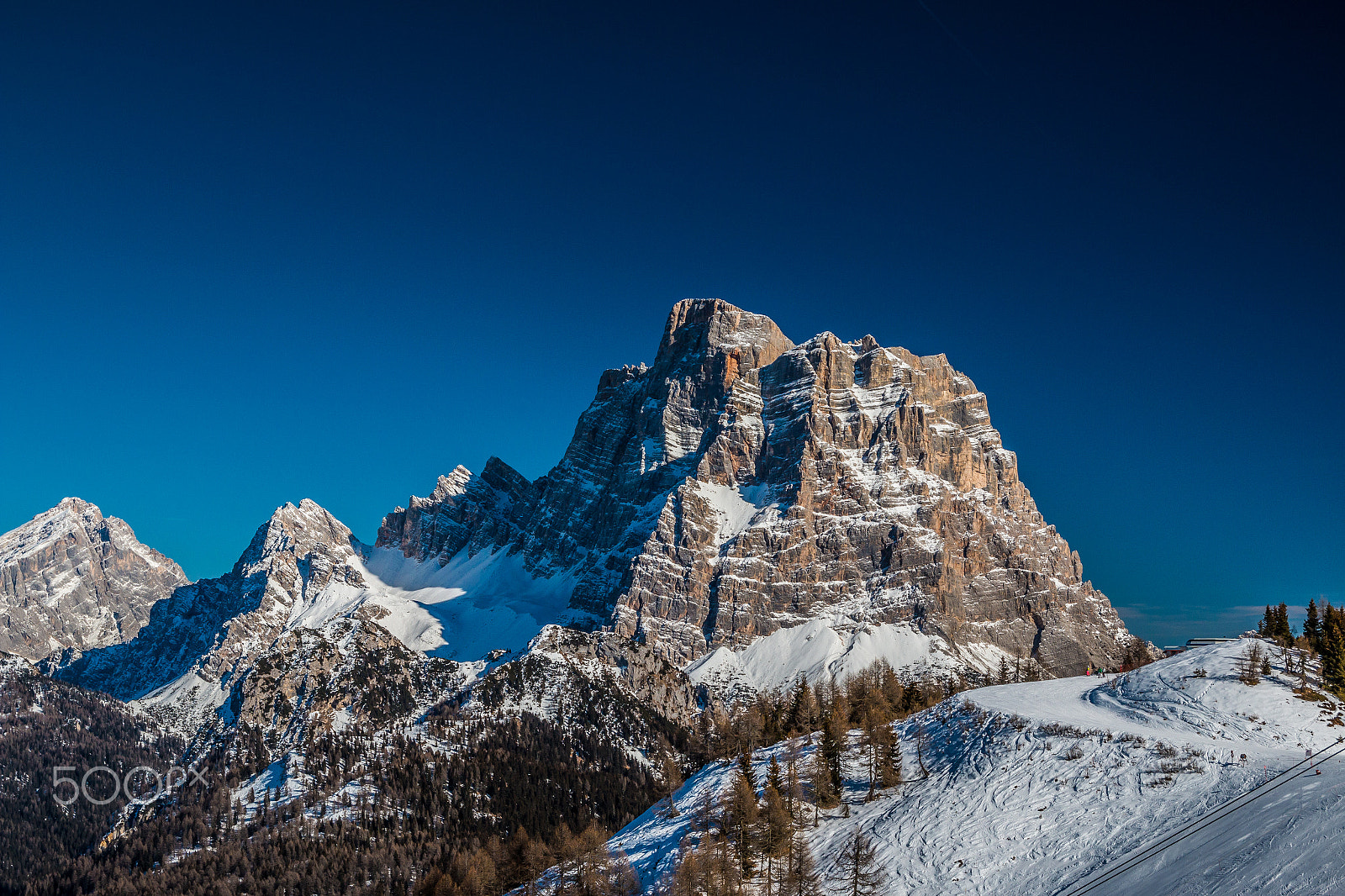 Canon EF-S 17-55mm F2.8 IS USM sample photo. Mt. pelmo photography