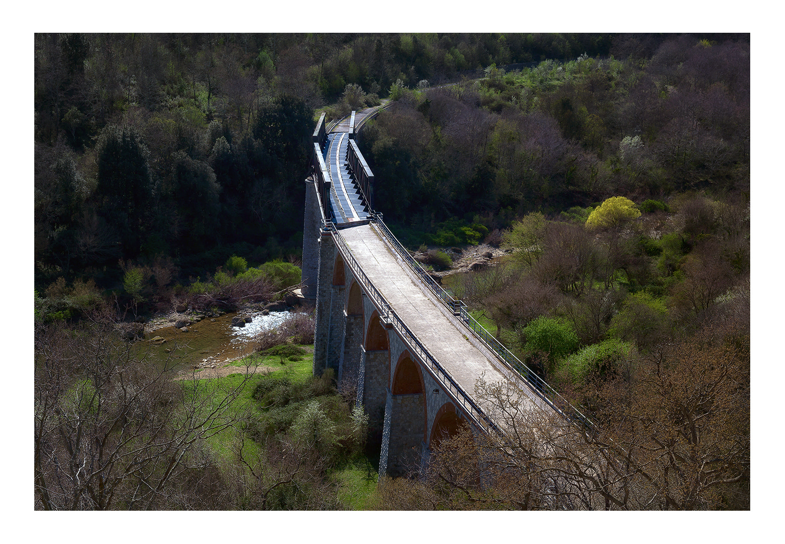 Canon EF 24-70mm F4L IS USM sample photo. Old disused railway bridge photography