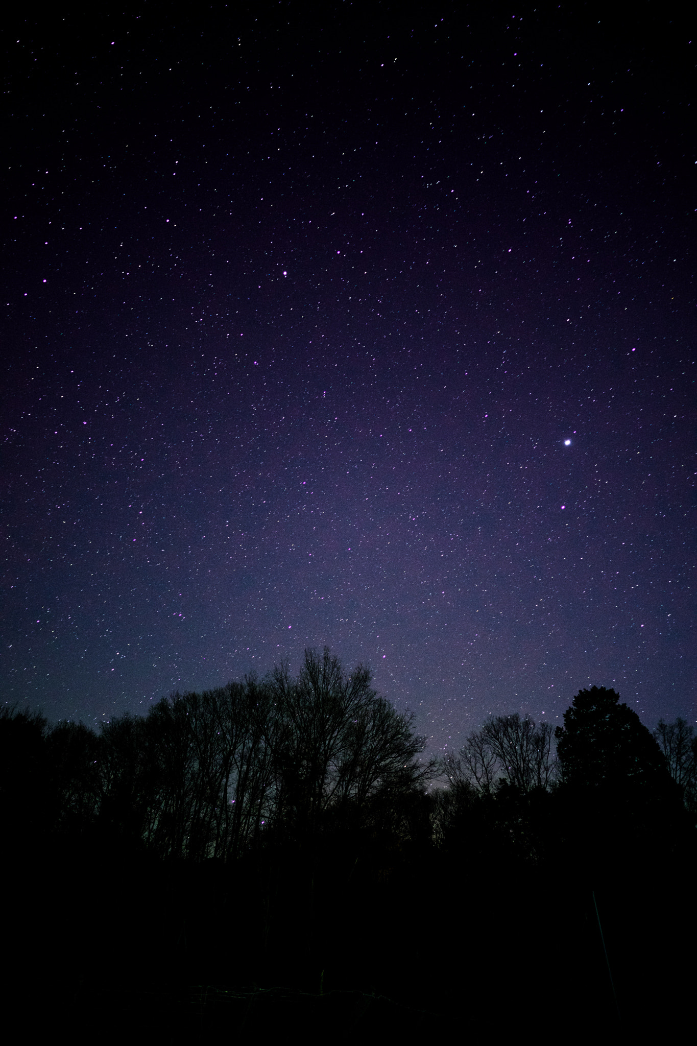 E 20mm F2 sample photo. Stars in new moon, jp photography