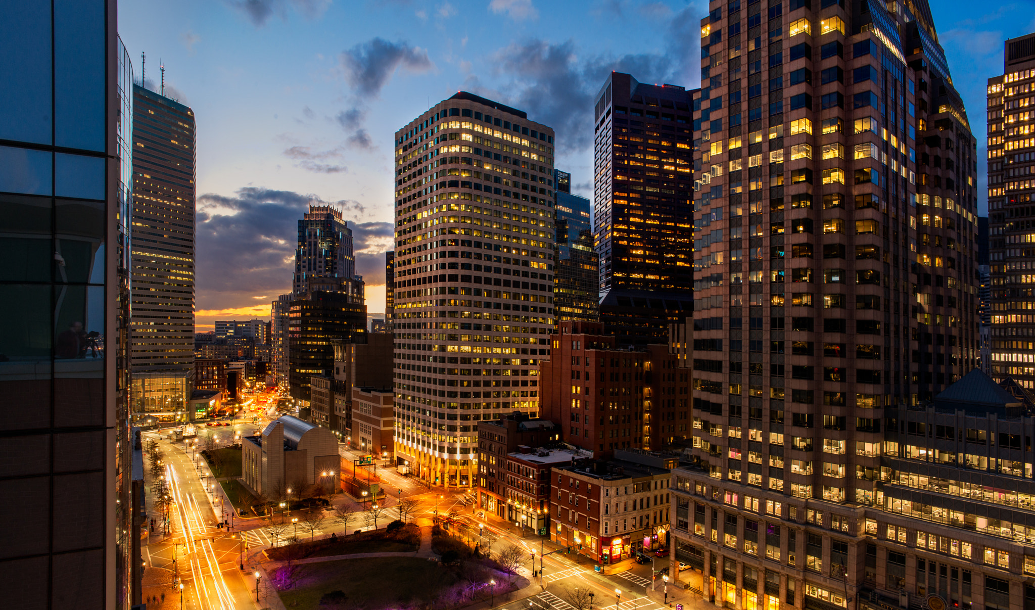 Nikon D800 + Sigma 24-70mm F2.8 EX DG HSM sample photo. Dewey square, boston ma photography