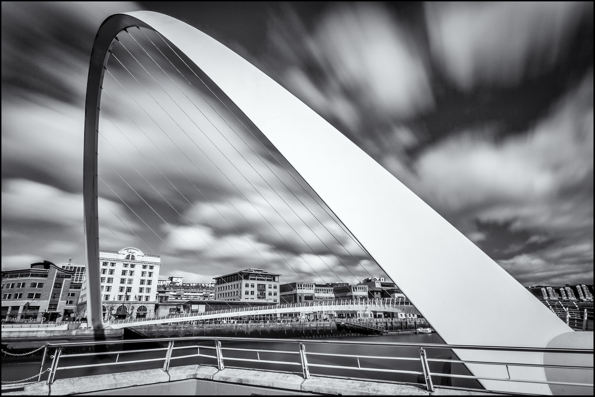 Canon EOS 70D sample photo. Millennium bridge photography