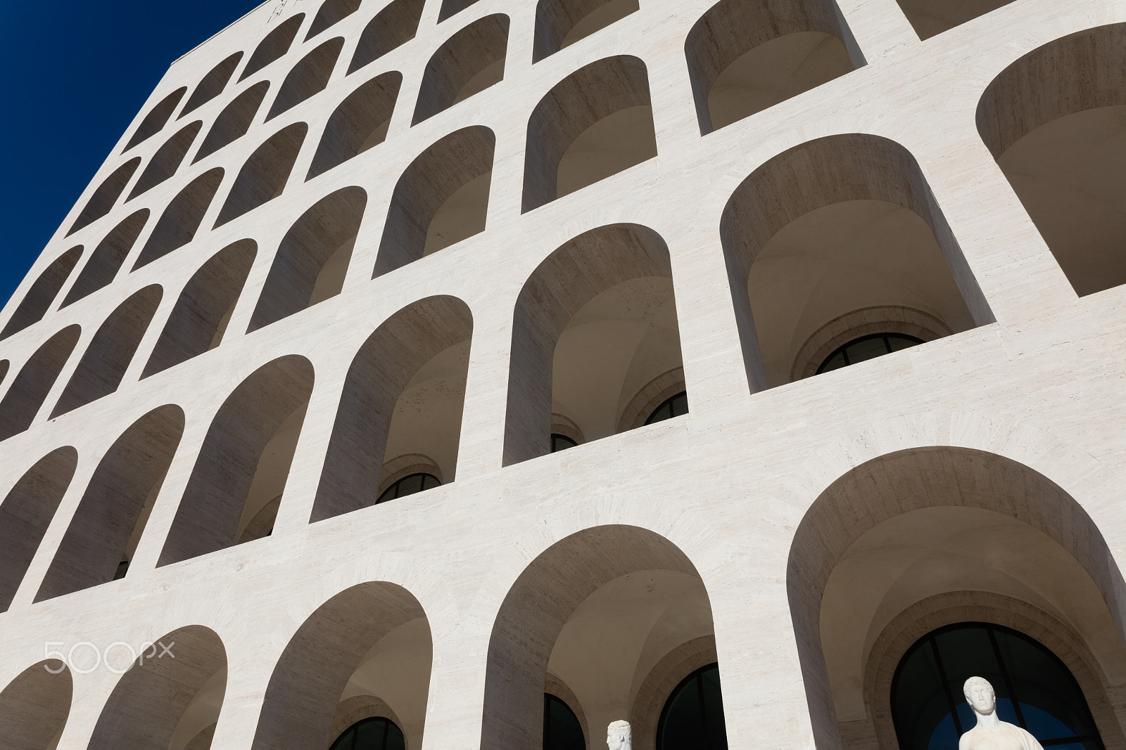 Sigma 24-70mm F2.8 EX DG Macro sample photo. Squared colosseum,rome photography