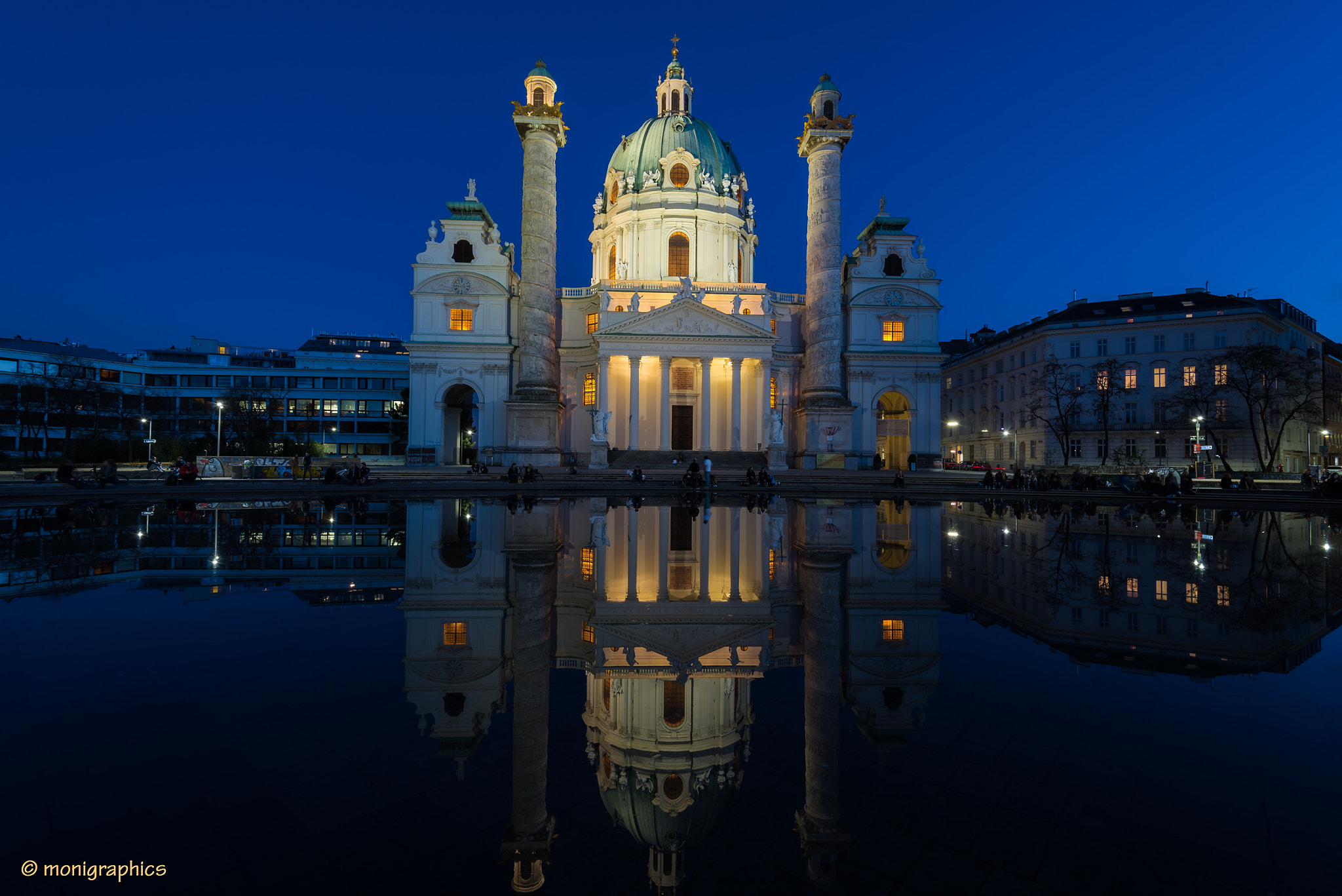 Nikon AF-S Nikkor 16-35mm F4G ED VR sample photo. Karlskirche photography