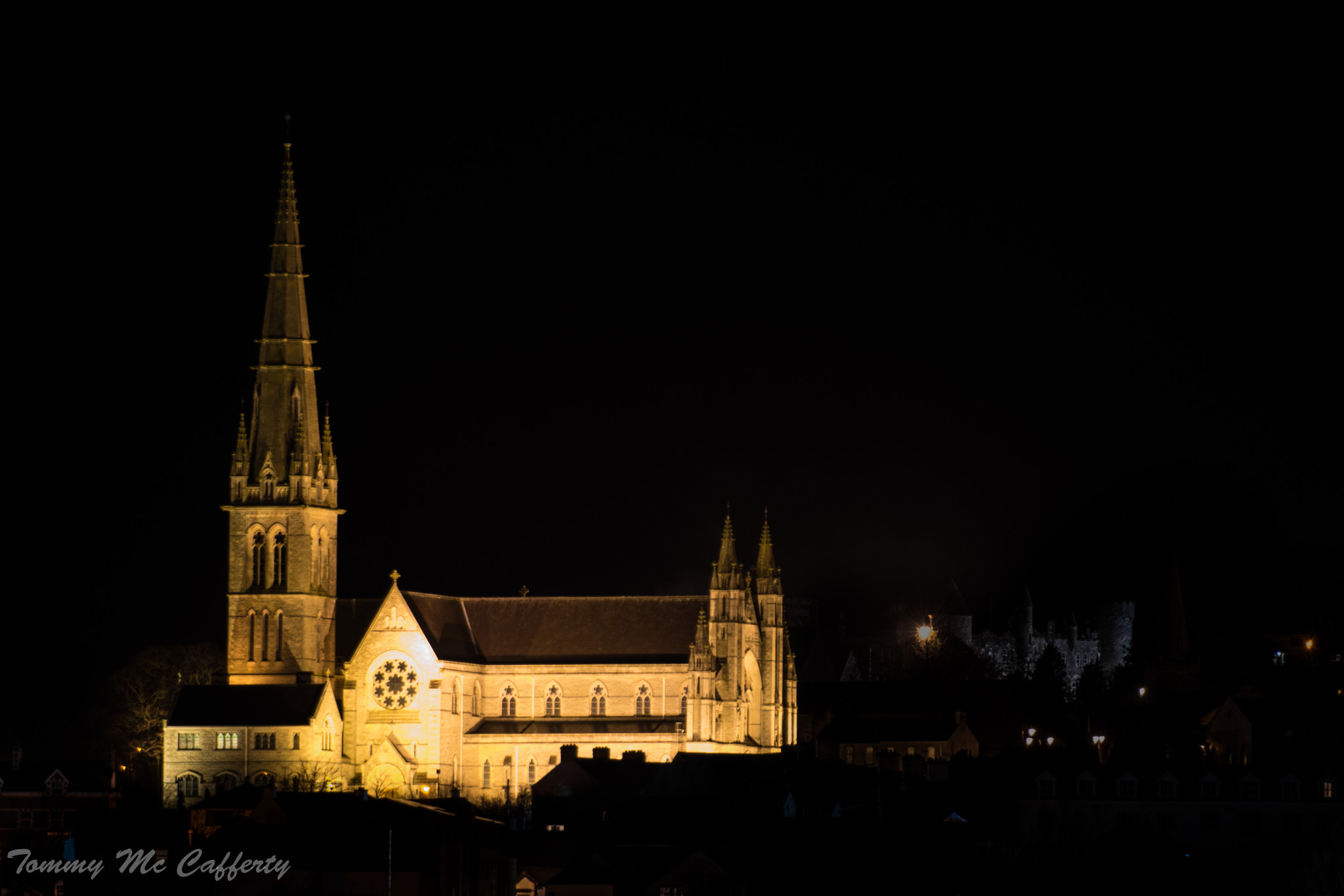 Nikon D3300 sample photo. Letterkenny cathedral donegal ireland photography