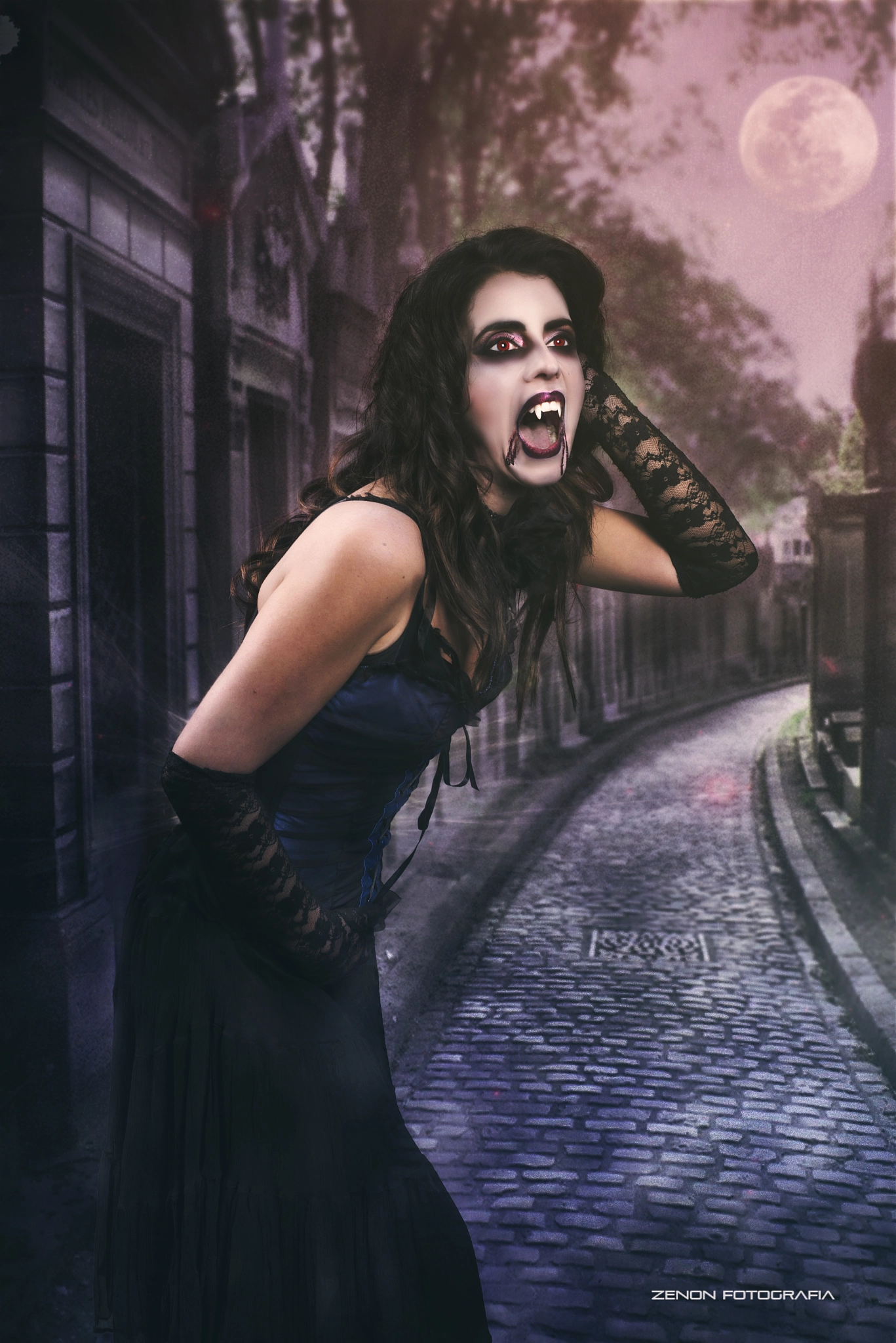 Nikon AF Nikkor 50mm F1.8D sample photo. Cristina halloween photography