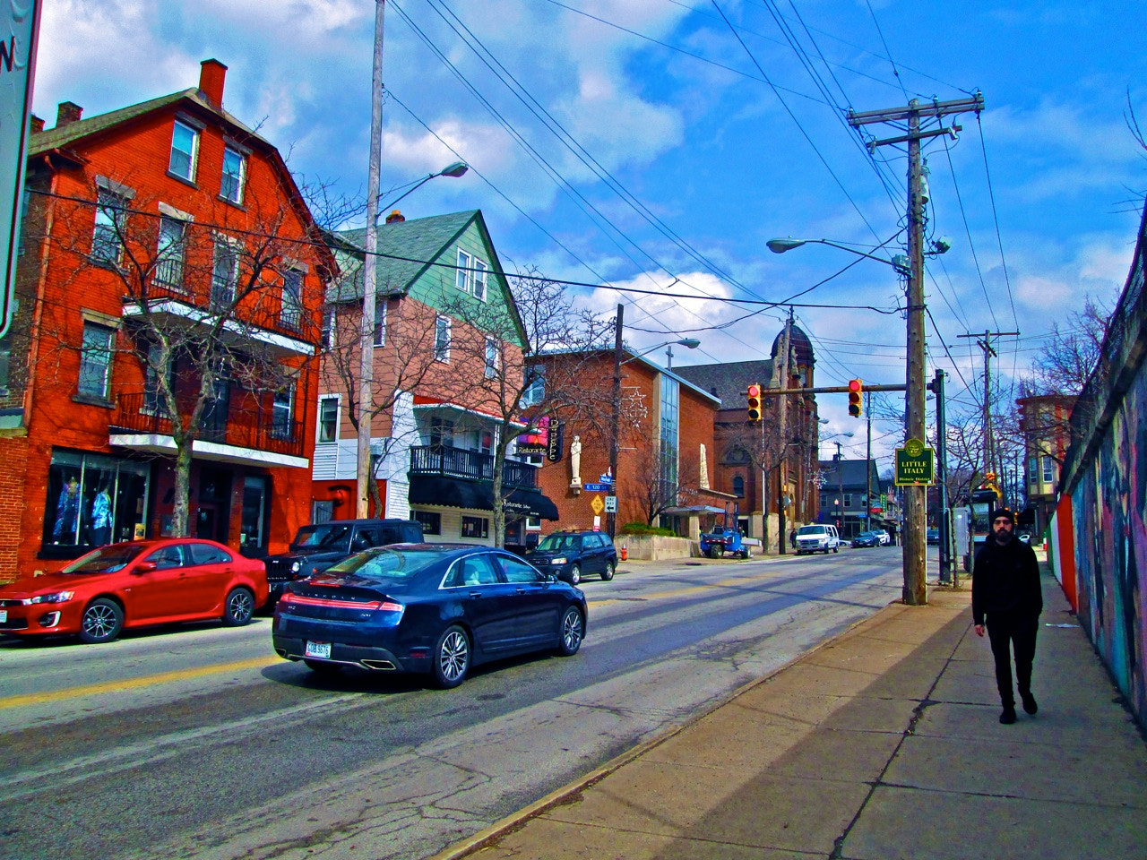 Canon PowerShot A1400 sample photo. Rasputin strolls little italy photography