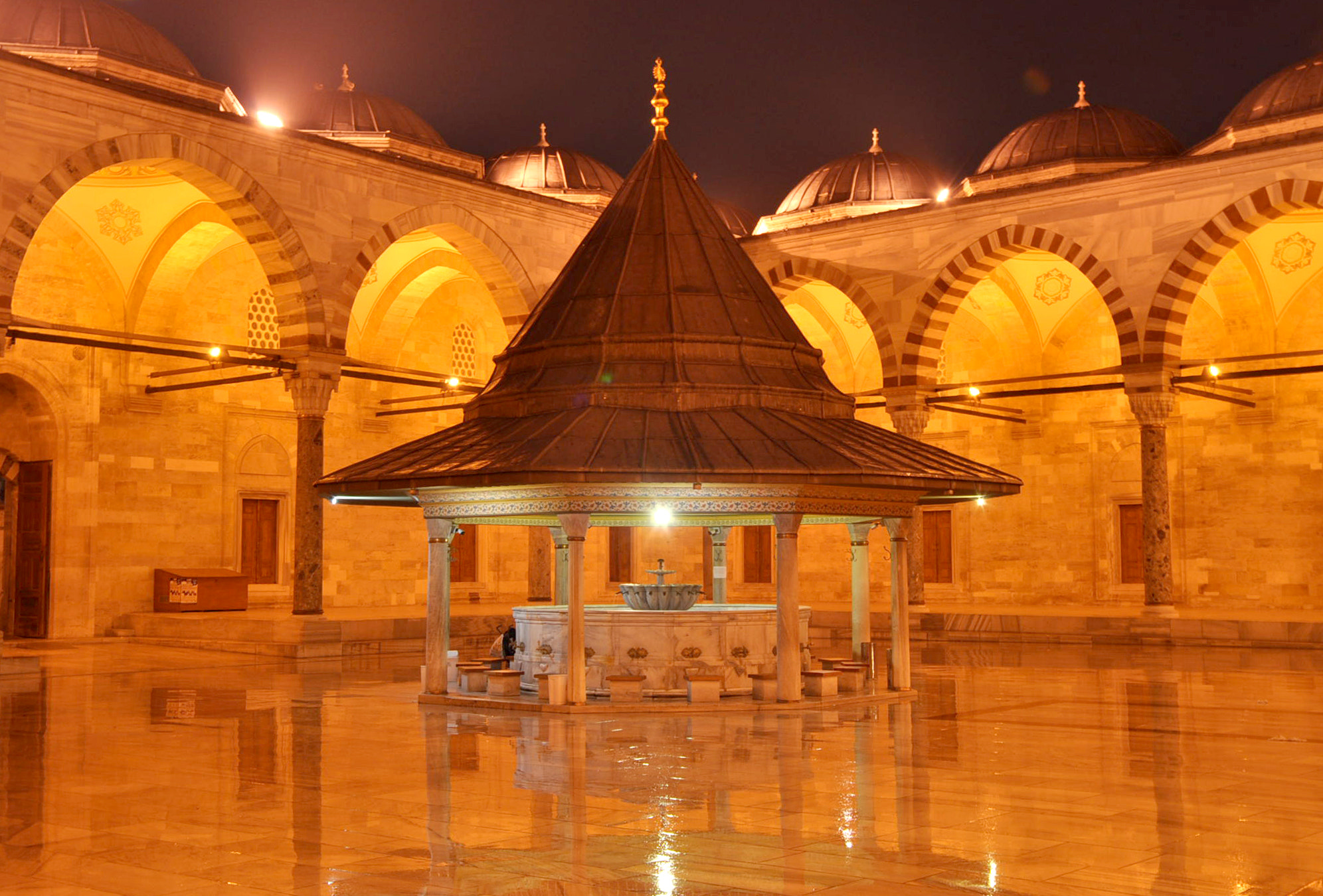 Nikon D90 sample photo. Fatih mosque courtyard - 3 photography