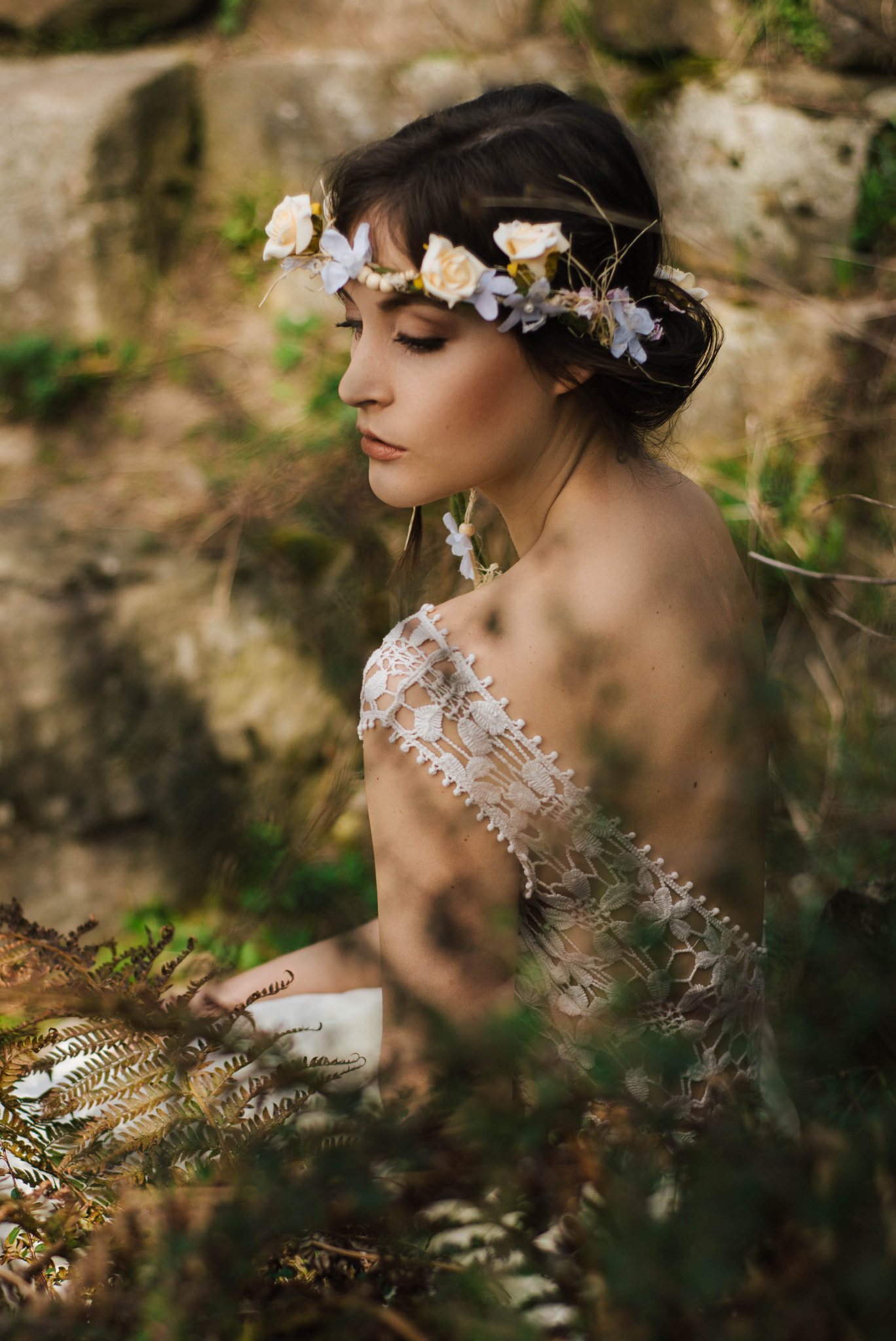 Nikon D610 + Nikon AF Nikkor 50mm F1.8D sample photo. Fairy tale bride photography
