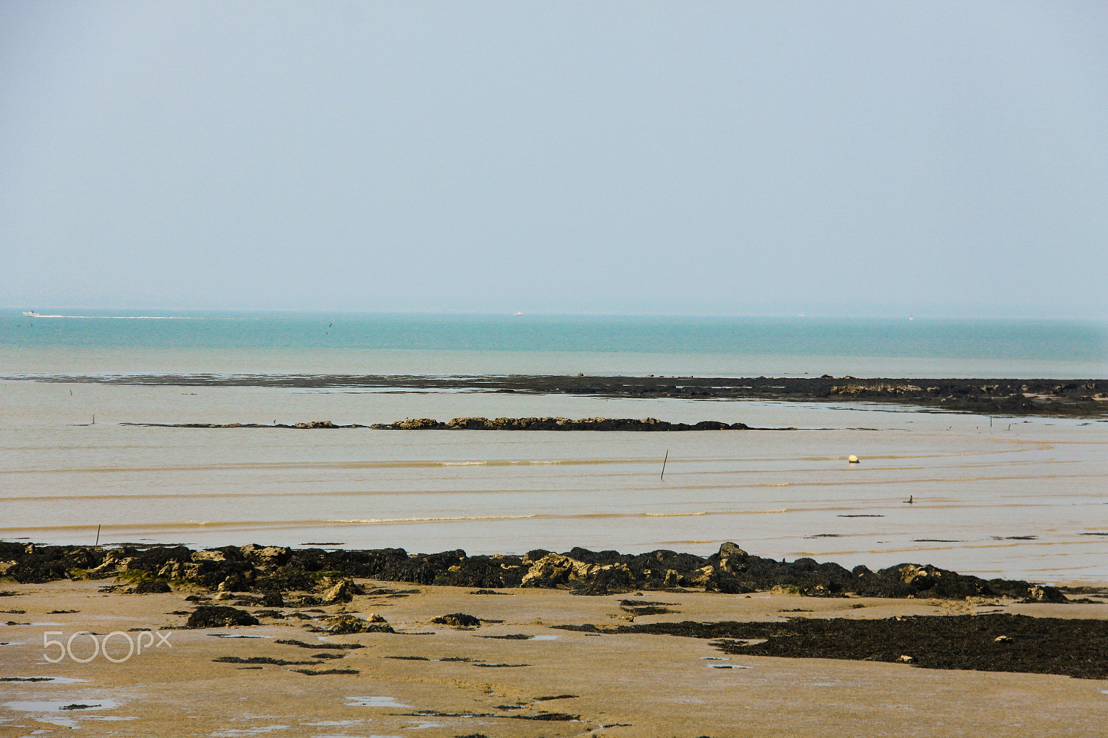 Canon EOS 50D sample photo. Low tide near la rochelle france photography