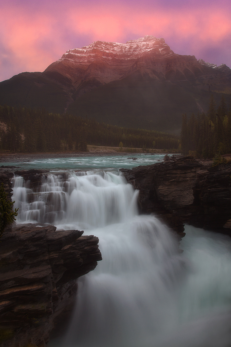 Canon EOS 5D sample photo. Athabasca falls photography