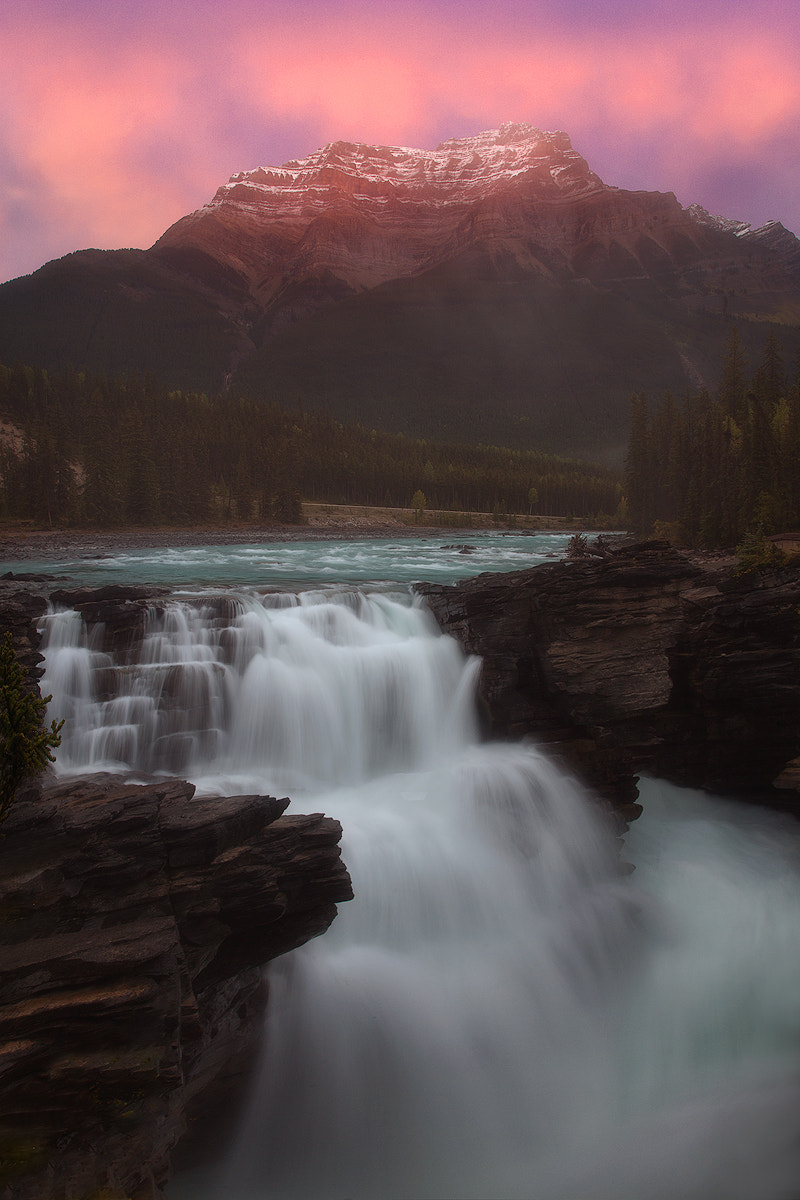 Canon EOS 5D + Canon EF 24-105mm F4L IS USM sample photo. Athabasca falls photography