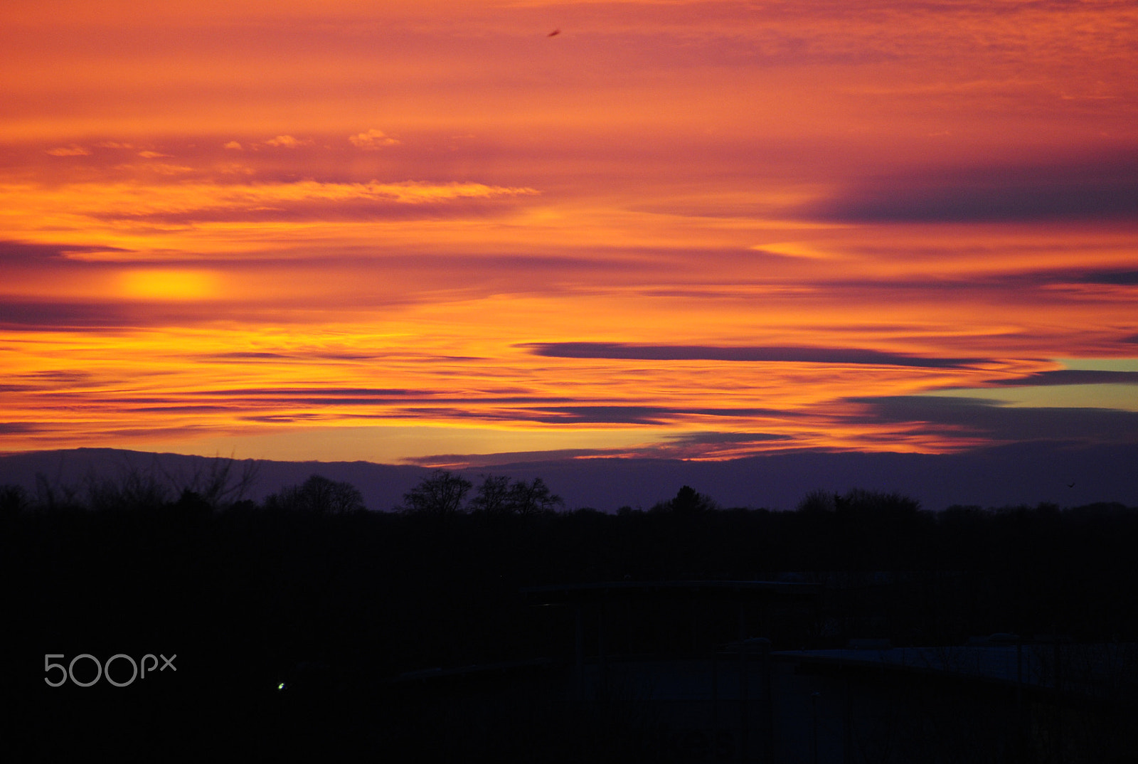 Sigma 70-300mm F4-5.6 APO DG Macro sample photo. Sunsetting photography