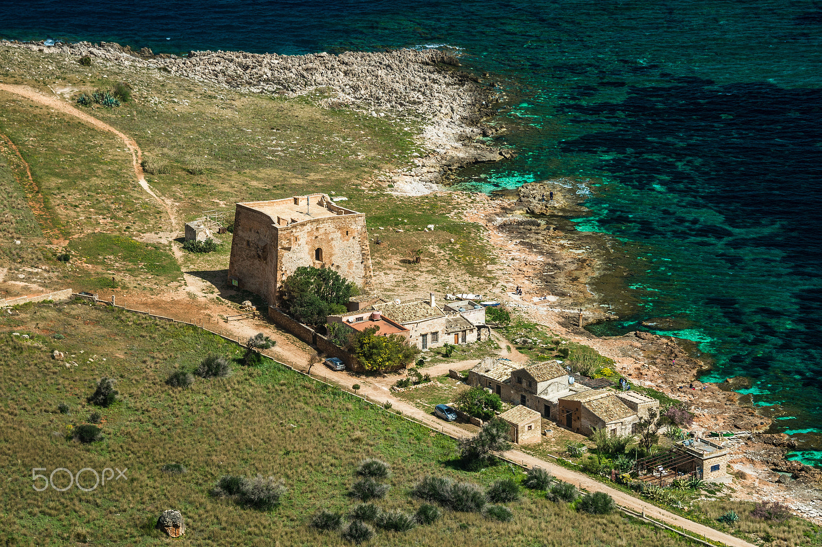 Nikon D800E sample photo. "tonnara del cofano" - mount cofano (sicily) photography