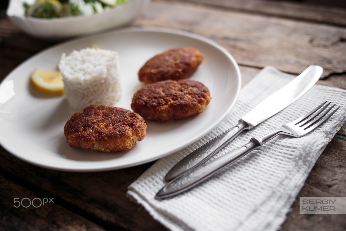 Canon EOS 6D sample photo. Fish croquettes photography