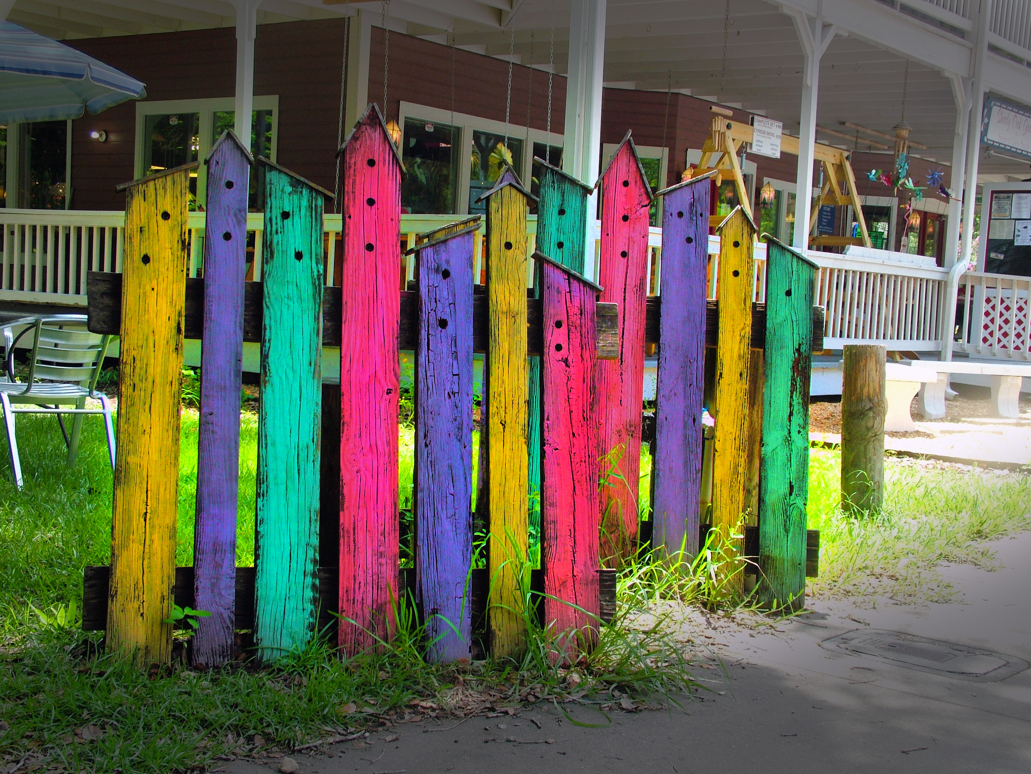 Fujifilm FinePix S7000 sample photo. Colored boards photography