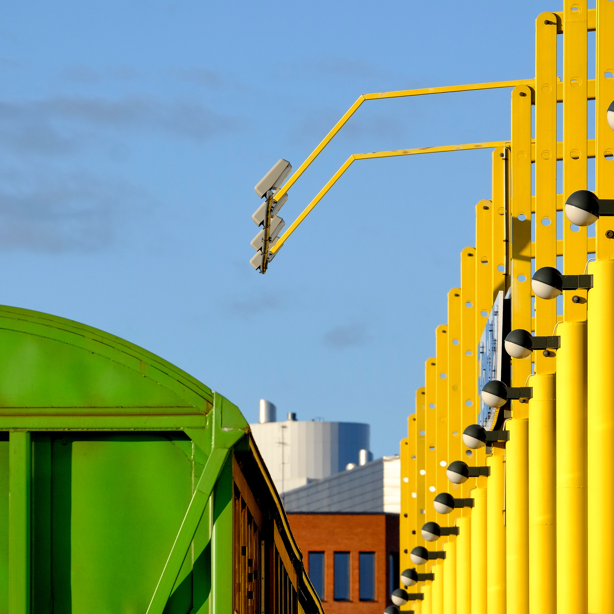 Fujifilm XF 55-200mm F3.5-4.8 R LM OIS sample photo. Railroad yard photography