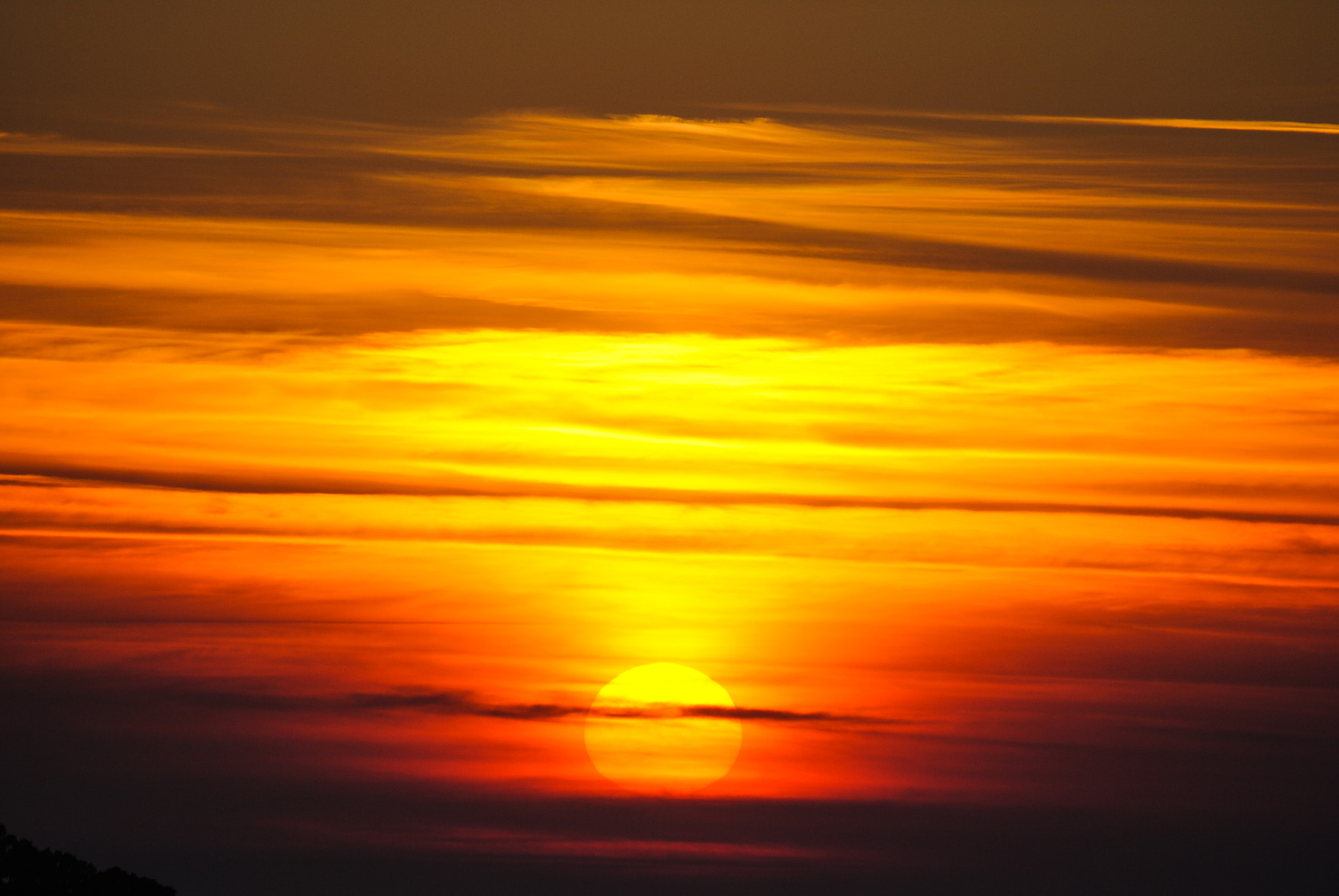 Nikon D3000 sample photo. Sunset photography
