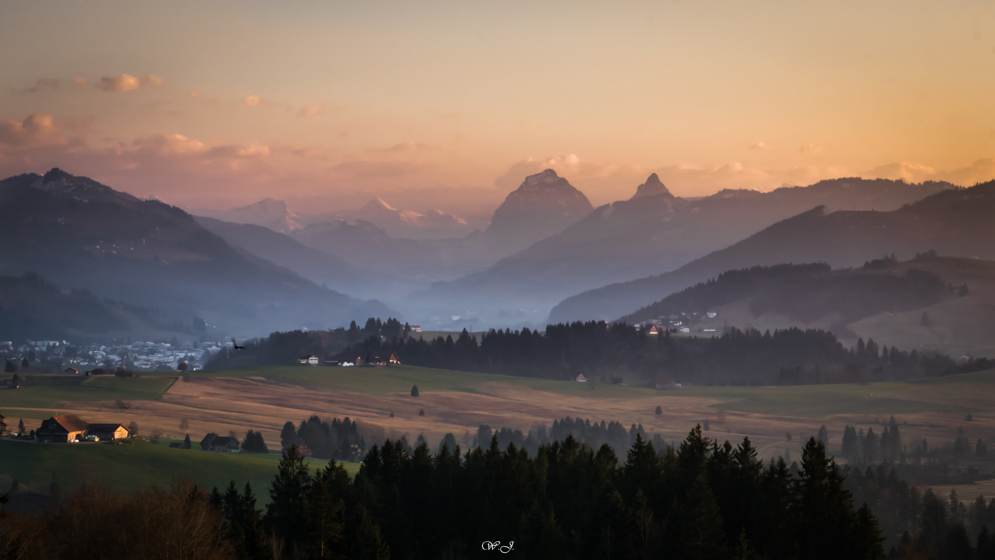 Sony ILCA-77M2 sample photo. Alps in sunset lights ii photography