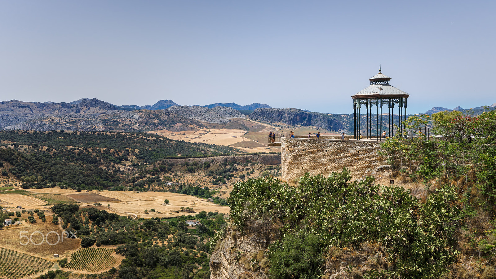 Sony Alpha DSLR-A900 sample photo. Views on the deep el tajo gorge near ronda, spain photography