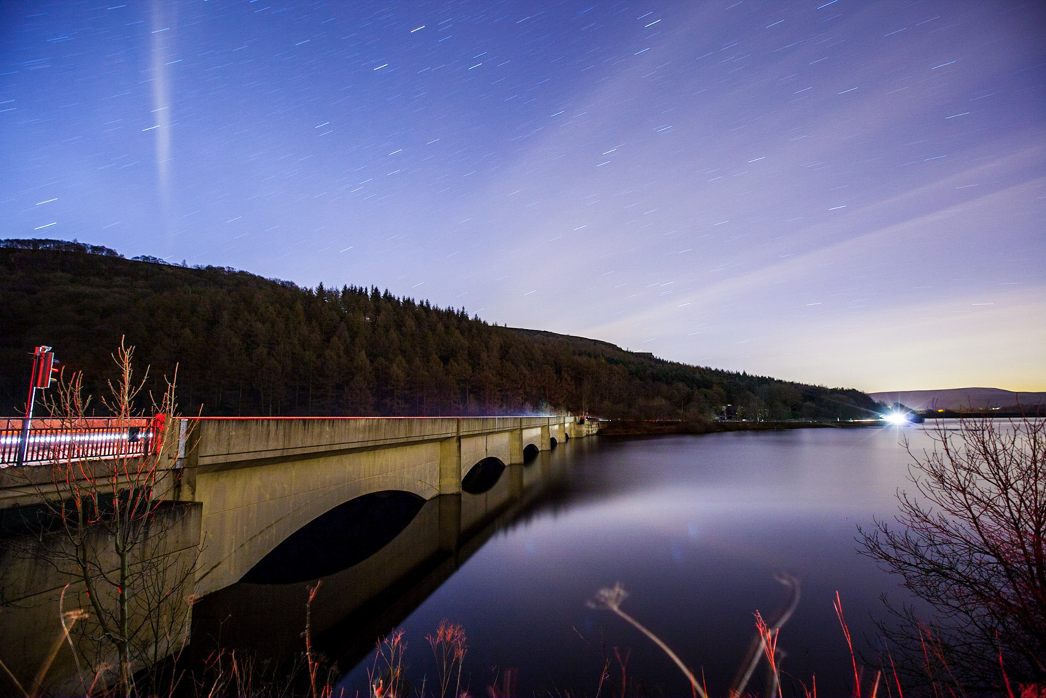 Canon EOS 5D Mark II sample photo. Bridge over the ladybower photography