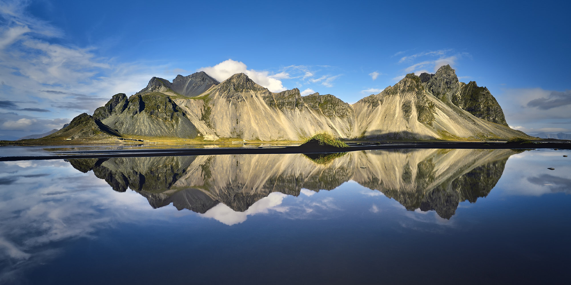 Nikon D810 sample photo. Vestrahorn reflection photography
