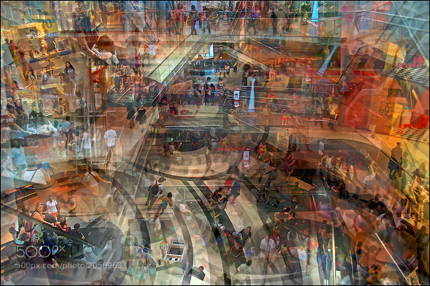 Eaton Centre, Toronto, Canada, by Alla Lora Simutina